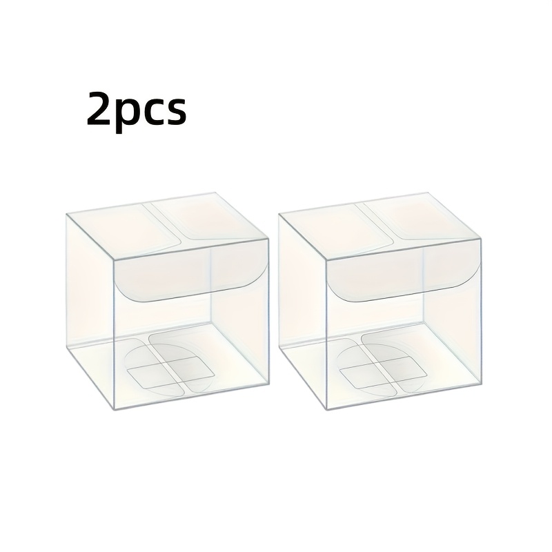 Transparent Packaging Boxes for Jewelry Gift, 5.08cm